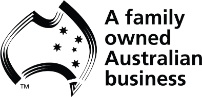 A family owned australian business logo
